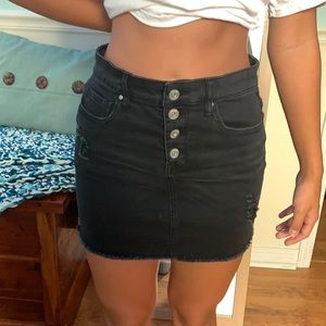 COPY - TRUE CRAFT BLACK DENIM SKIRT || WORN ONCE